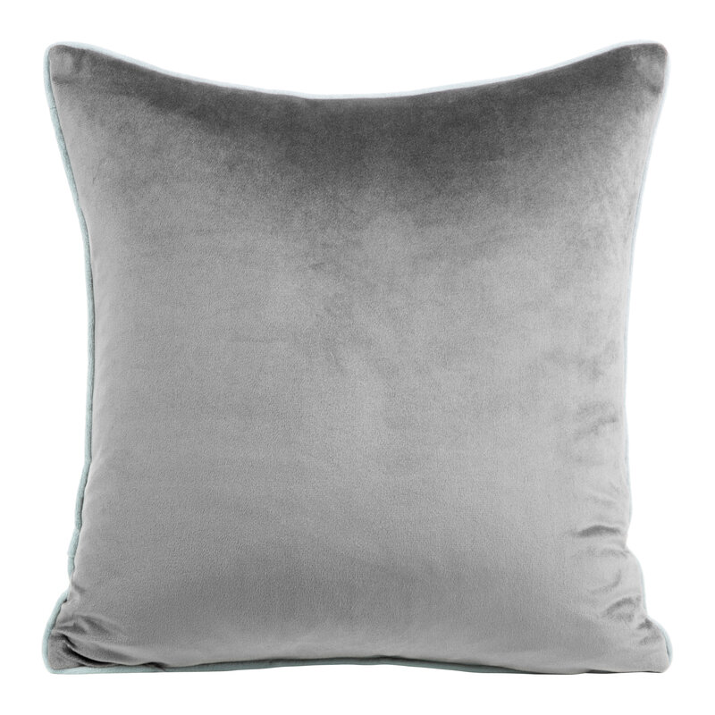 Poszewka velvet szałwiowa 40 x 40 cm – doda przytulności