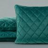Poszewka velvet ciemnoturkusowa 50 x 50 cm – doda ciepła