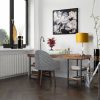 Obraz ręcznie malowany kwiatowy czarny 80 X 80 cm – kwiatowy motyw do wnętrz