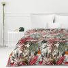 Koc flano D91 Parrot zielony 150 X 200 CM – miękki, egzotyczny wzór