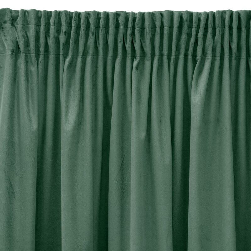 Zasłona gotowa Sibel miętowa 140 x 270 cm – wprowadza świeżość