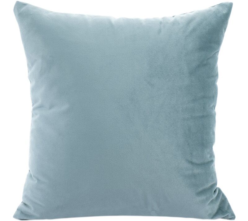 Poszewka velvet Melanie błękitna 40 x 40 cm – doda przytulności