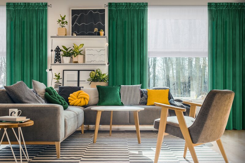 Zasłona gotowa Samanta szara 140 X 250 cm – miękka i welwetowa