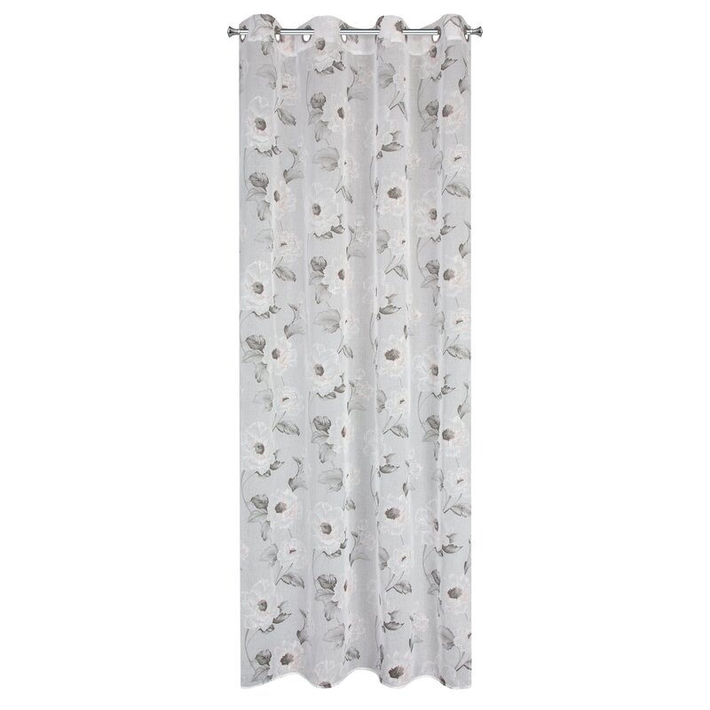 Firana gotowa Bessy biała 140 x 250 cm – rozjaśnia wnętrze