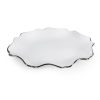 Patera dekoracyjna Auren biała 25 X 18 X 3 CM – na świece i drobiazgi