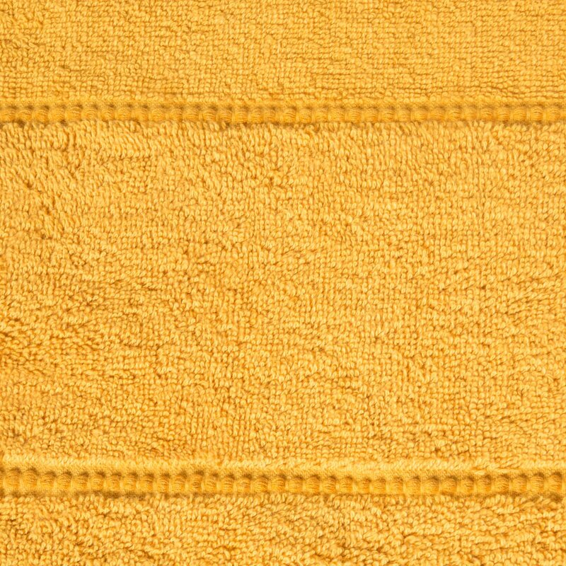 Ręcznik welurowy Mari musztardowy 70 X 140 CM – miękki i chłonny