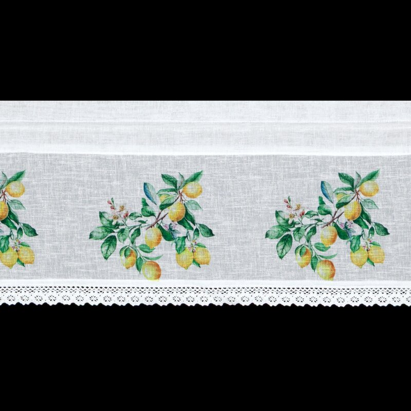 Firana gotowa Cloe biała 150 x 30 cm – rozjaśnia wnętrze