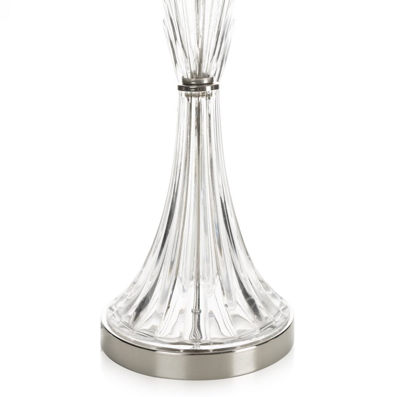 Lampa stołowa ROBI 01 czarna O 25 x 82 cm – tworzy przytulny nastrój