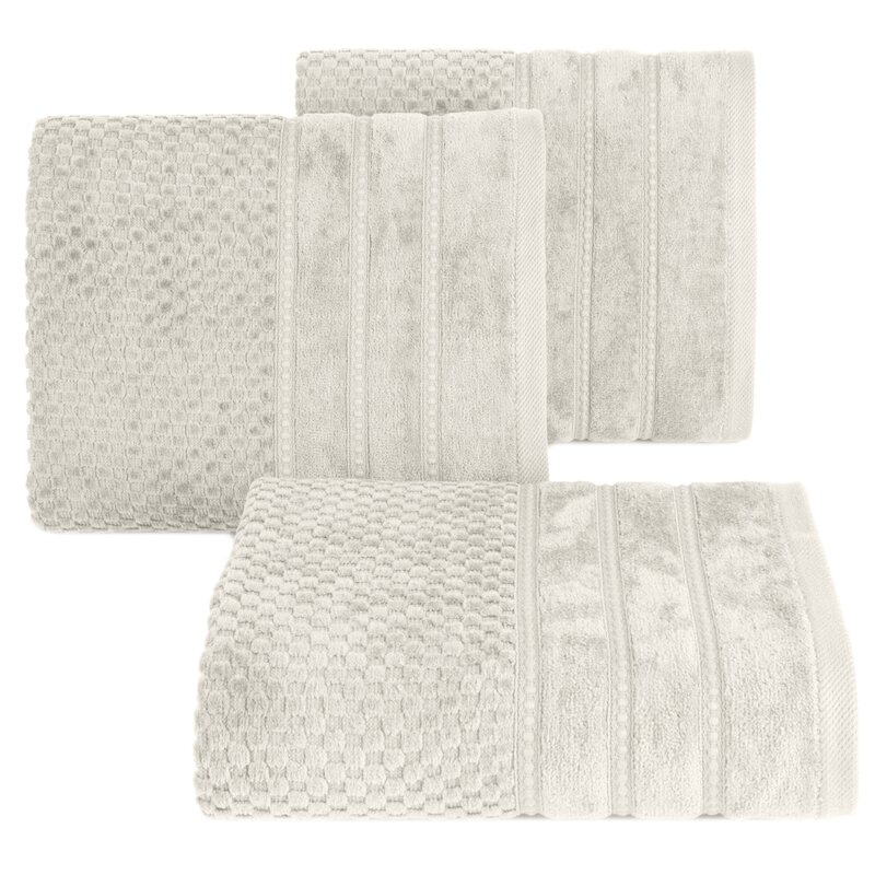 Ręcznik welurowy ADORE beżowy 30 X 50 cm – miękki i chłonny