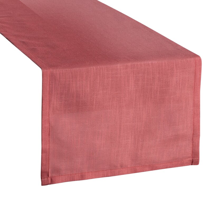 Obrus z nadrukiem SUMMER12 ceglasty 40 x 140 cm – wprowadza przytulność