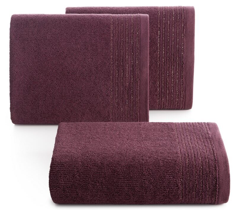 Ręcznik LARI burgundowy 50 x 90 cm – miękki i chłonny
