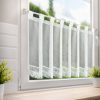 Firana gotowa Roxana biała 150 x 60 cm – rozjaśnia wnętrze