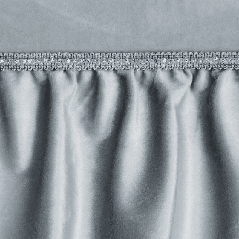 Zasłona gotowa srebrna 140 x 250 cm – dodaje przytulności
