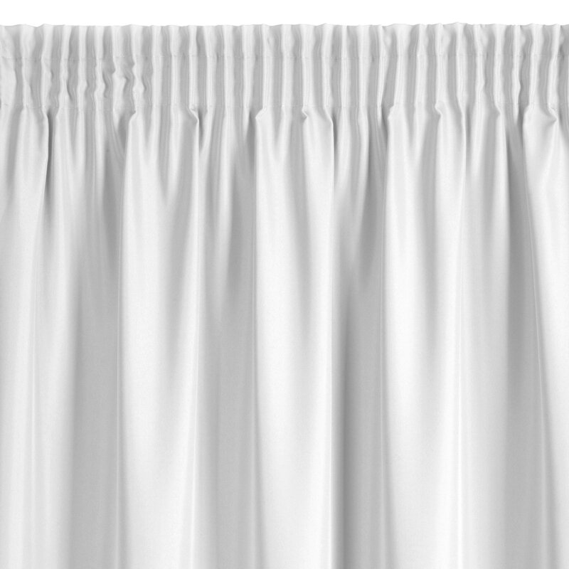 Zasłona gotowa Rita biała 140 X 270 CM – rozjaśnia wnętrze