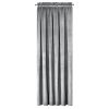 Zasłona gotowa D91 Rosa srebrna 140 x 270 cm – zaciemnia i zdobi