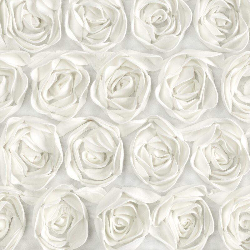 Zasłona gotowa Roses 13 Eva Minge kremowa 140 X 250 cm – z romantycznym wzorem