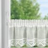 Firana gotowa Estera biała 150 x 30 cm – rozjaśnia wnętrze