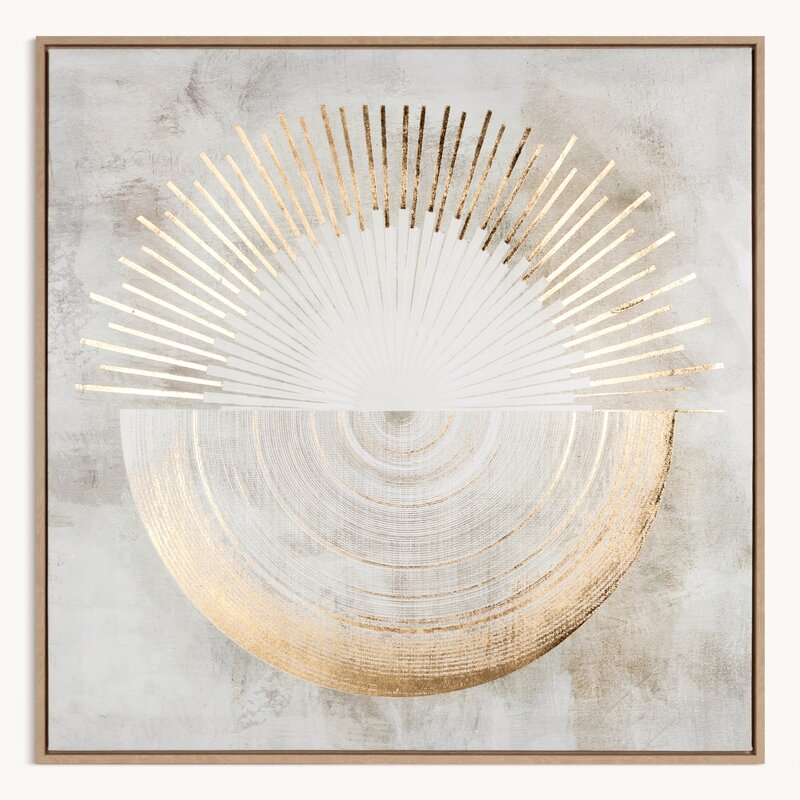 OBRAZ 671 80 X 80 CM ZŁOTY