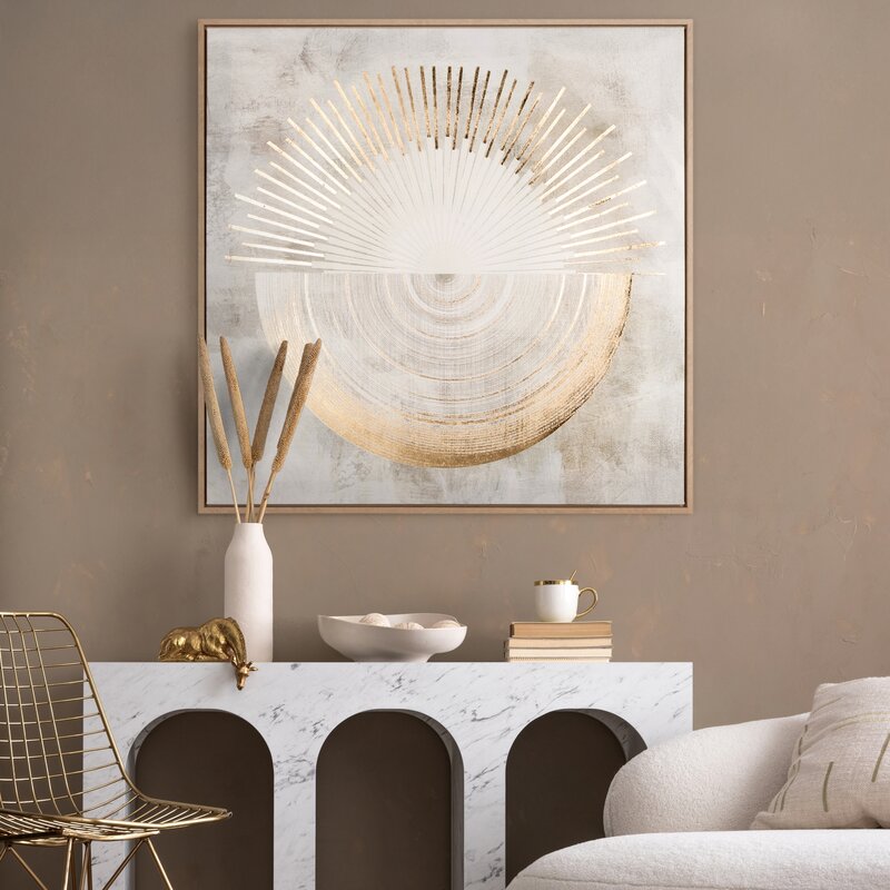 OBRAZ 670 80 X 80 CM ZŁOTY