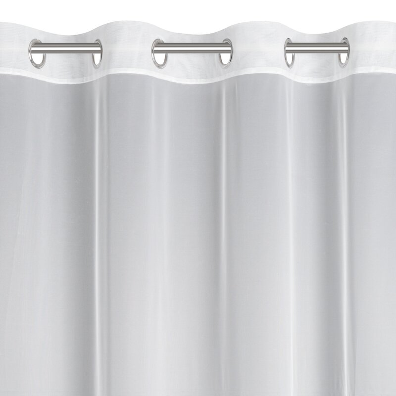 Zasłona gotowa Eva Minge biała 140 x 250 cm – delikatne zaciemnienie