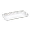 Patera ceramiczna Avril kremowa 32 X 20 X 3 CM – na owoce i drobiazgi