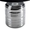 Lampa stołowa czarna O 18 x 28 cm – tworzy przytulny nastrój