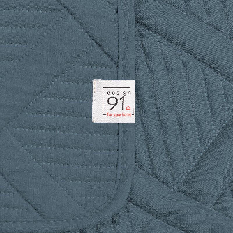 Narzuta D91 ALARA5 turkusowa 220 x 240 cm – wprowadza spokój