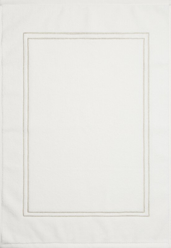 DYWANIK ŁAZIENKOWY OLIVIA (01) 50 X 70 CM BIAŁY
