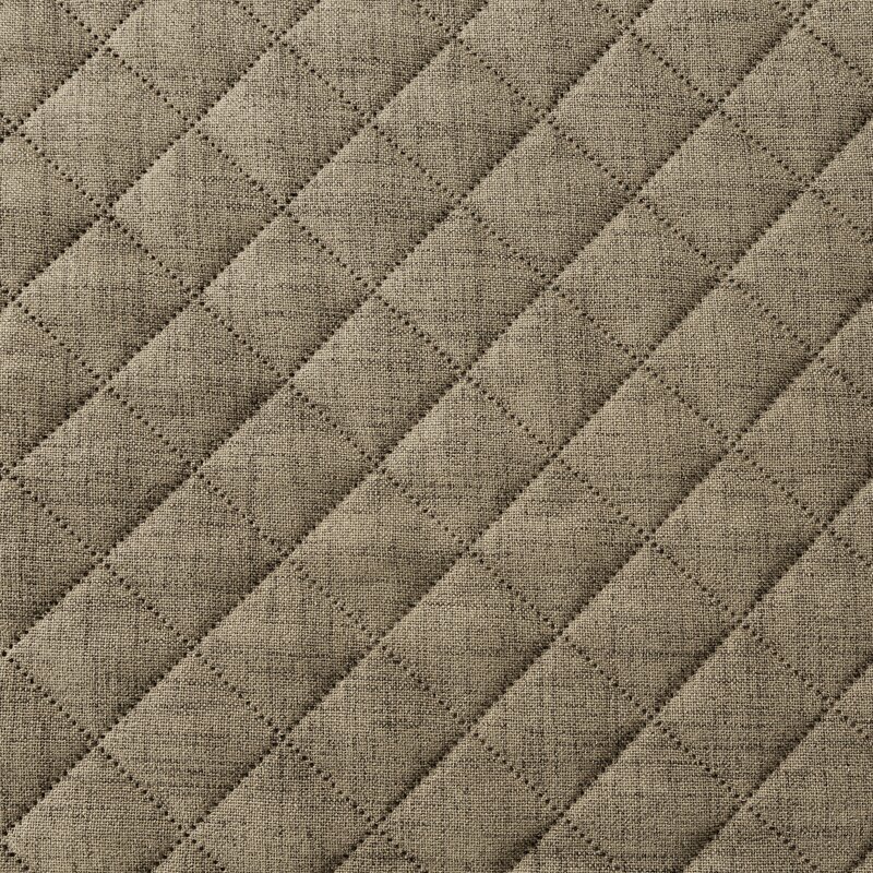 Narzuta len ciemnobeżowa 220 x 240 cm – wprowadza spokój