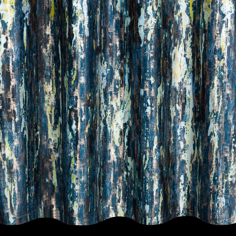 Zasłona gotowa Grace granatowa 140 x 250 cm – zaciemnia pomieszczenie