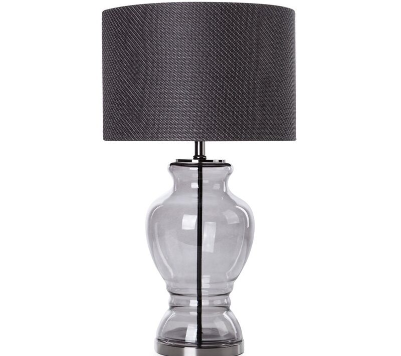 Lampa stołowa Mateo czarna o 38 x 70 cm – tworzy przytulne światło