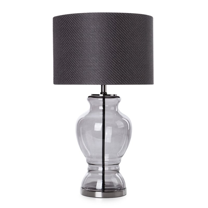 Lampa stołowa Mateo czarna o 38 x 70 cm – tworzy przytulne światło