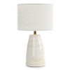LAMPA DEKORACYJNA GRACE (01) O 23 X 39 CM KREMOWY