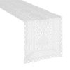 Bieżnik ażurowy biały 32 x 140 cm – rozjaśnia wnętrze