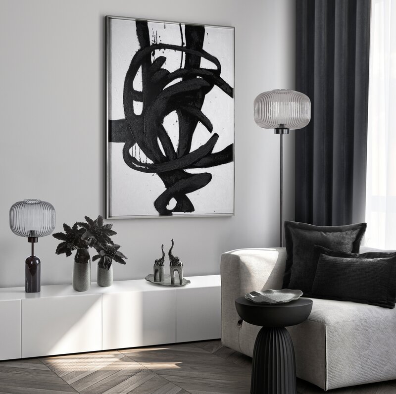 LAMPA LYLA (04) O 26 X 54 CM CZARNY