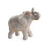 Figurka ceramiczna Valeri srebrna 13 X 6 X 14 cm – z precyzyjnymi detalami
