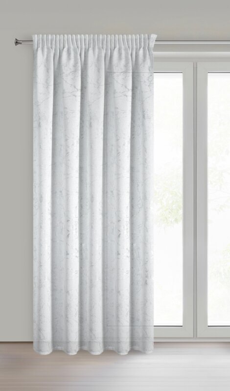 Zasłona gotowa Marlene biała 140 x 270 cm – dodaje lekkości wnętrzu