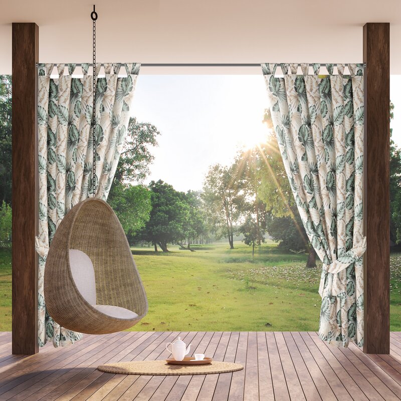 Zasłona gotowa Garden beżowa 155 x 200 cm – ochrona przed słońcem