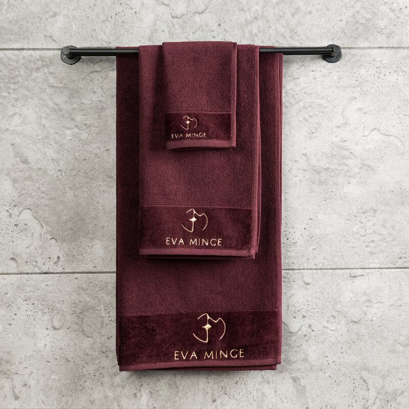 Komplet ręczników Eva Minge Gaja ciemnozielony 46 X 36 X 7 CM – miękki i chłonny