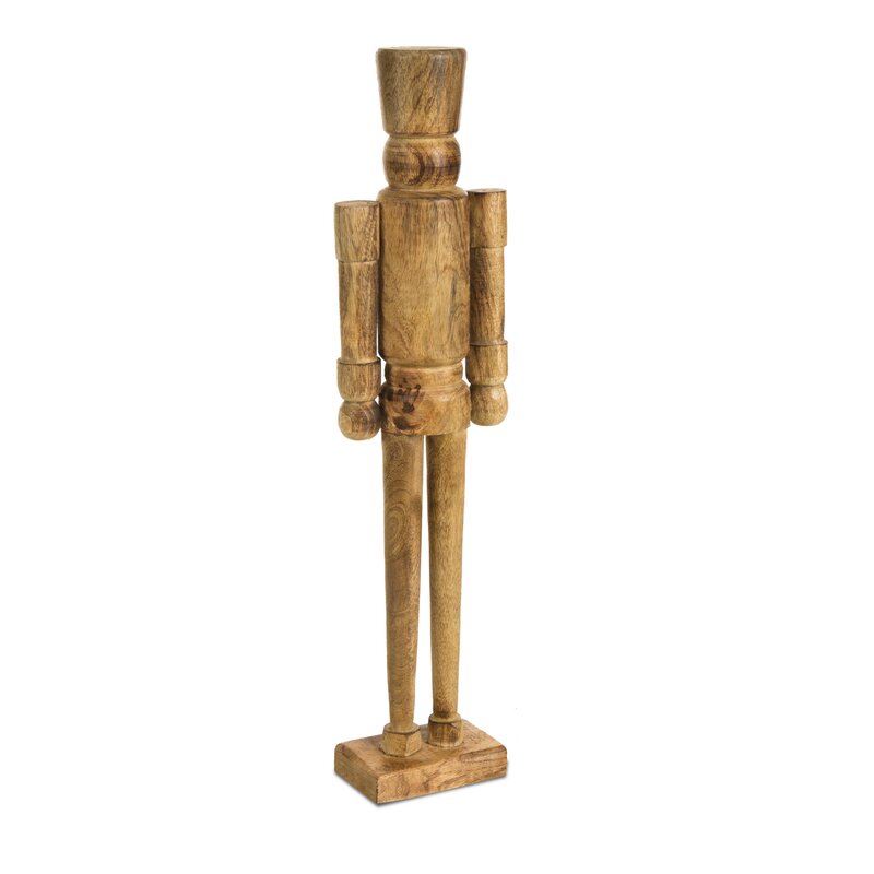 FIGURKA ŚWIĄTECZNA 147 11 X 6 X 51 CM JASNOBRĄZOWY