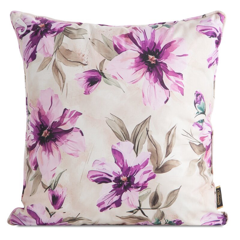 Poszewka na poduszkę kremowa 45 x 45 cm – wprowadzi świeżość