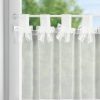 Firana gotowa Alexandra na szelkach biała 150 X 60 cm – urocza dekoracja