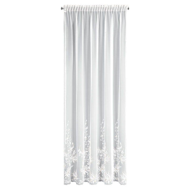 Zasłona gotowa Eva Minge biała 140 x 270 cm – rozświetla wnętrze