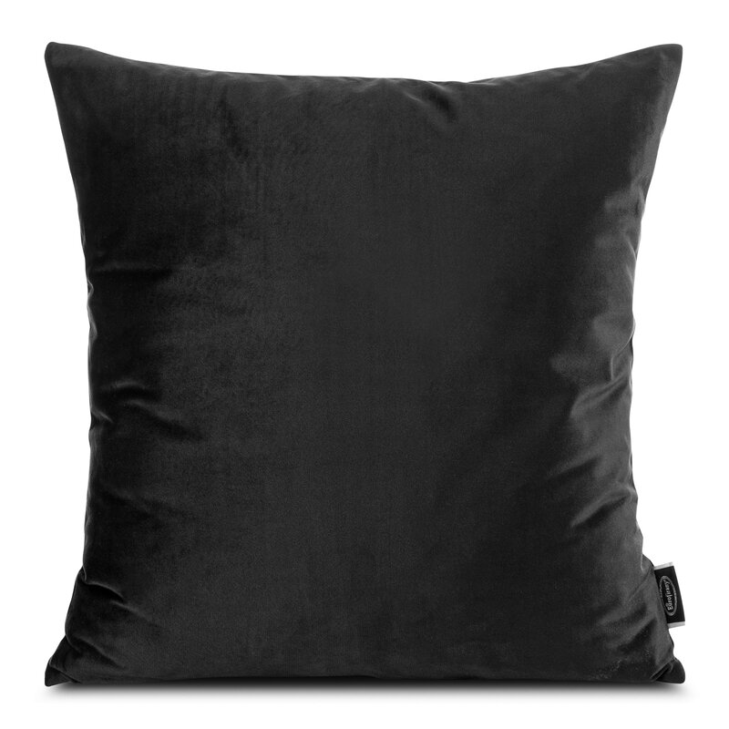 Poszewka velvet Madie 2 czarna 45 x 45 cm – doda szyku wnętrzu