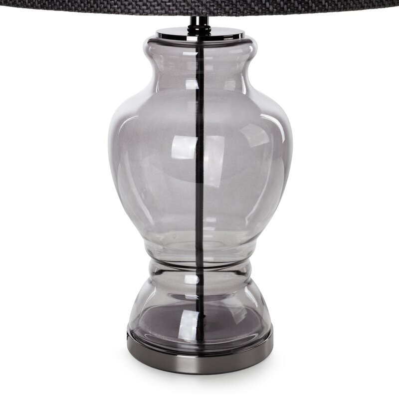 Lampa stołowa Mateo czarna o 38 x 70 cm – tworzy przytulne światło