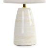 LAMPA DEKORACYJNA GRACE (01) O 23 X 39 CM KREMOWY