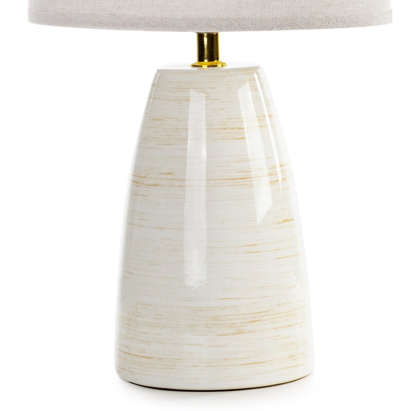 LAMPA DEKORACYJNA GRACE (01) O 23 X 39 CM KREMOWY