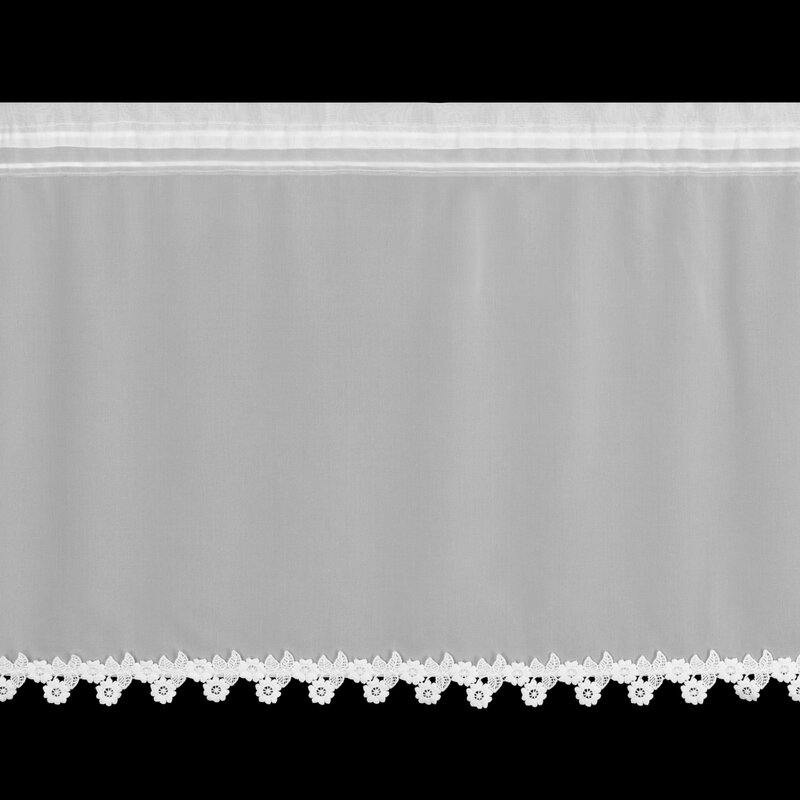 Firana gotowa Lili biała 150 x 60 cm – rozświetla wnętrze