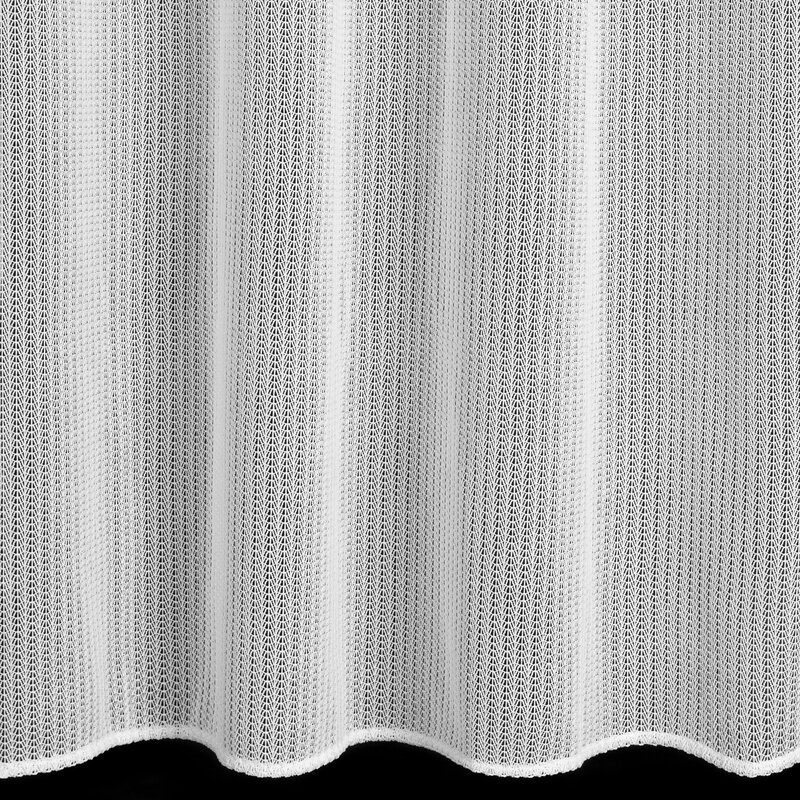 Firana gotowa biała 140 x 250 cm – rozjaśnia wnętrze