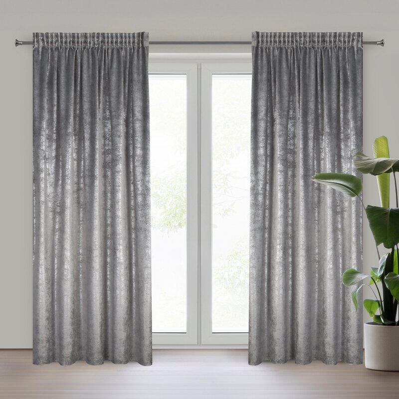 Zasłona gotowa Avena stalowa 135 x 270 cm – stworzy przytulny nastrój